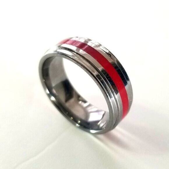 New tungsten ring‎ size 13.5